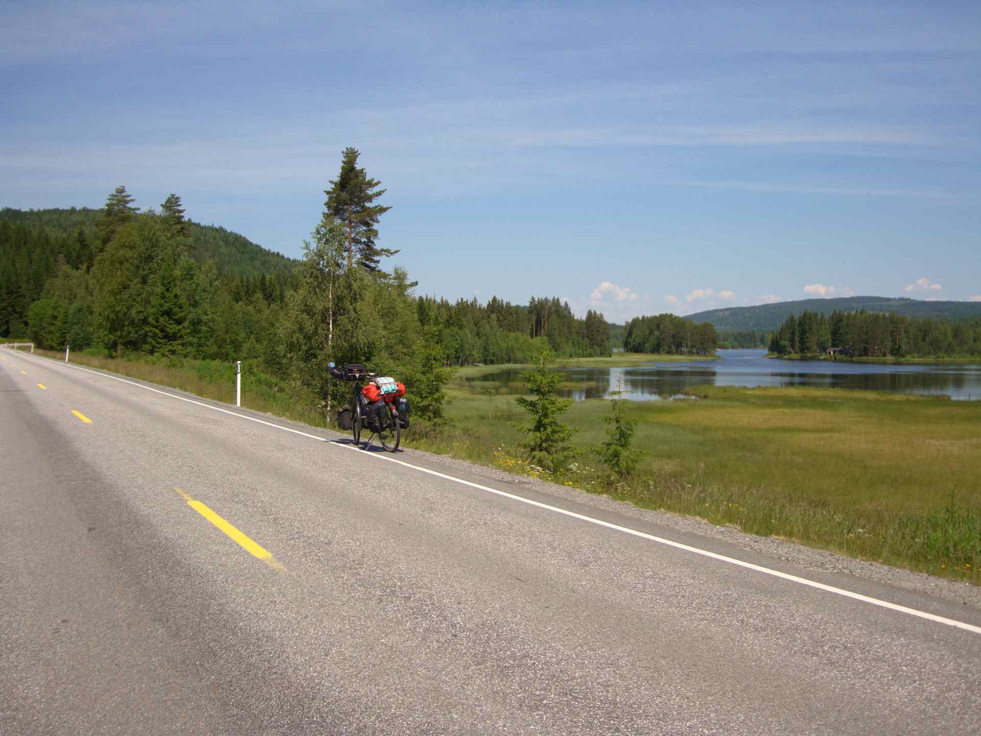 Auf der E6 in Richtung Norden